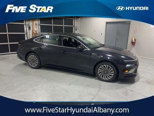 Carbon Blue 2025 Hyundai SONATA Hybrid Limited