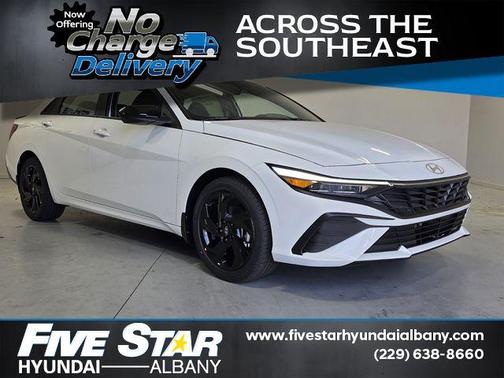 White 2026 Hyundai ELANTRA SEL Sport