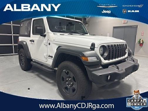 Bright White Clearcoat 2025 Jeep Wrangler Sport