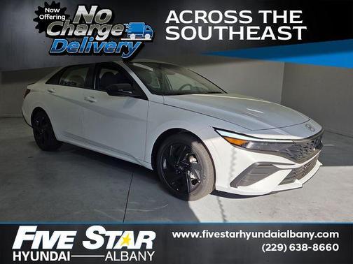 White 2026 Hyundai ELANTRA SEL Sport