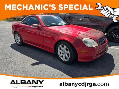 Black 2001 Mercedes-Benz SLK-Class SLK 230 Convertible