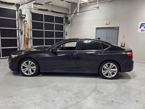 Majestic Black Pearl 2021 Acura TLX Technology