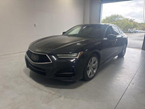Majestic Black Pearl 2021 Acura TLX Technology