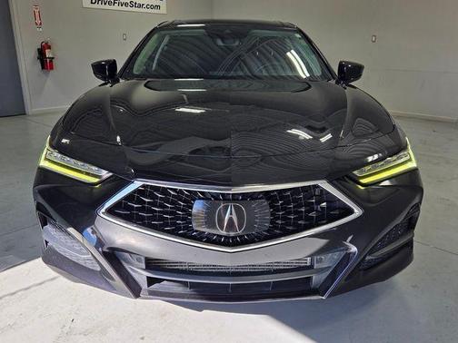 Majestic Black Pearl 2021 Acura TLX Technology