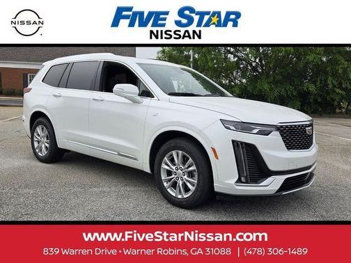 Crystal White 2023 Cadillac XT6 Luxury FWD