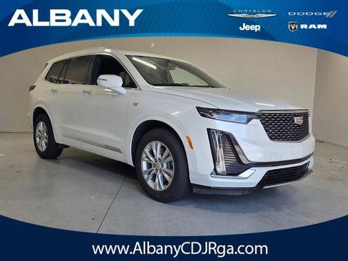 Crystal White 2023 Cadillac XT6 Luxury FWD