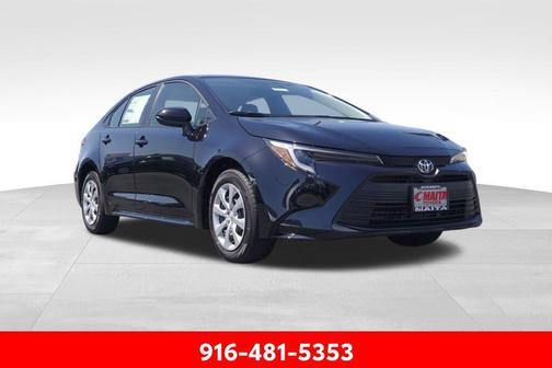 Midnight Black Metallic 2026 Toyota Corolla Hybrid LE