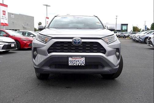 Silver Sky Metallic 2021 Toyota RAV4 Hybrid XLE