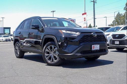 Midnight Black Metallic 2025 Toyota RAV4 Hybrid XLE Premium