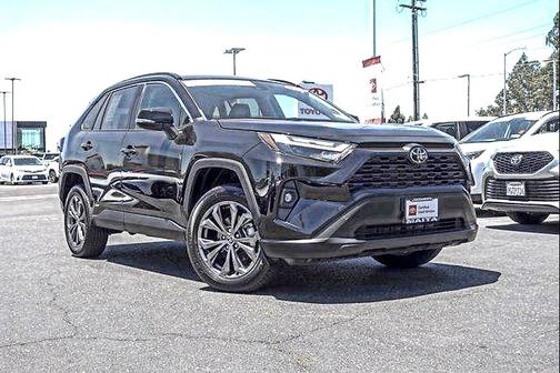 Midnight Black Metallic 2025 Toyota RAV4 Hybrid XLE Premium