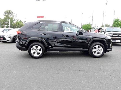 Midnight Black Metallic 2021 Toyota RAV4 Hybrid XLE