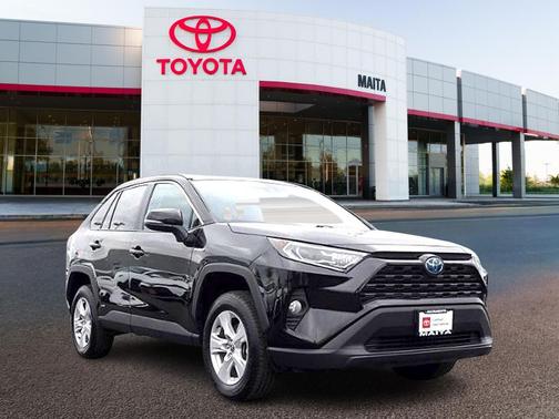 Midnight Black Metallic 2021 Toyota RAV4 Hybrid XLE