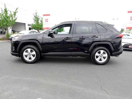 Midnight Black Metallic 2021 Toyota RAV4 Hybrid XLE