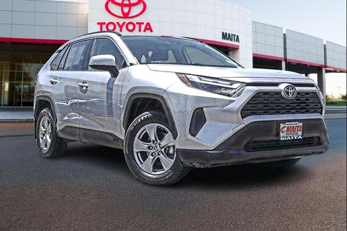 Silver Sky Metallic 2023 Toyota RAV4 Hybrid LE