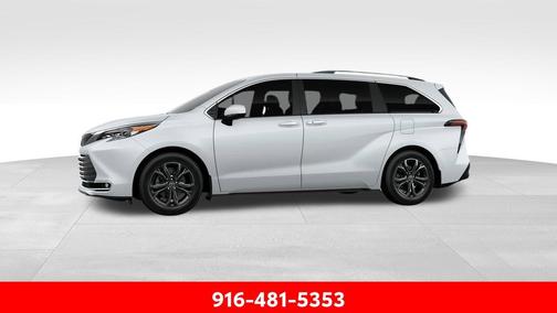 White 2026 Toyota Sienna Platinum