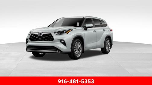 Wind Chill Pearl 2026 Toyota Highlander Hybrid Platinum