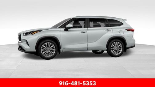 Wind Chill Pearl 2026 Toyota Highlander Hybrid Platinum