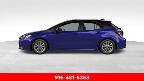 Blue Crush Metallic/Midnight Black Metallic 2026 Toyota Corolla SE