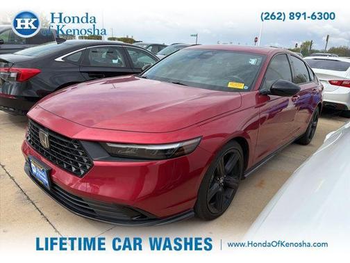 Red 2024 Honda Accord Hybrid Sport-L