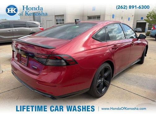 Red 2024 Honda Accord Hybrid Sport-L
