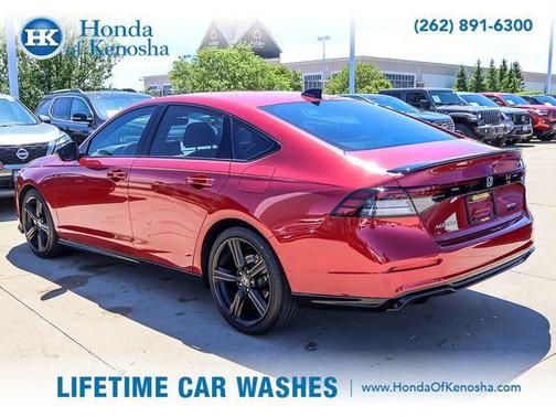 Red 2024 Honda Accord Hybrid Sport-L