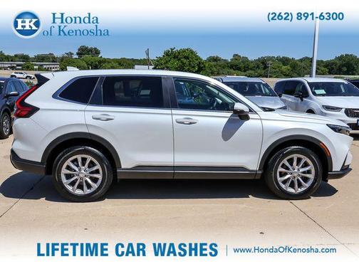 Platinum White Pearl 2025 Honda CR-V EX