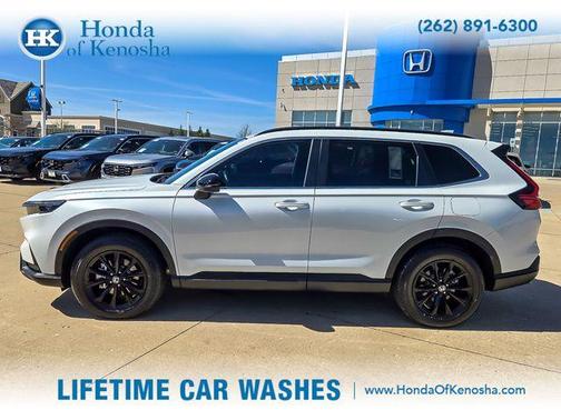 Platinum White Pearl 2024 Honda CR-V Hybrid Sport