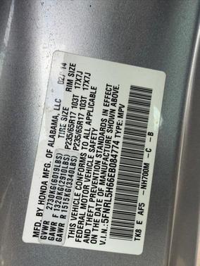 2014 Honda Odyssey EX-L