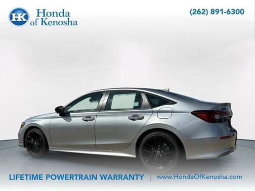 Silver 2026 Honda Civic Hybrid Sport