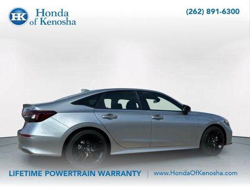 Silver 2026 Honda Civic Hybrid Sport