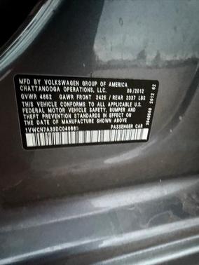 2013 Volkswagen Passat 2.0 TDI SEL Premium
