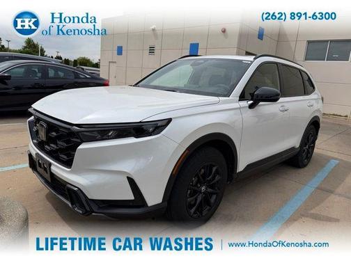 White 2026 Honda CR-V Hybrid Sport-L