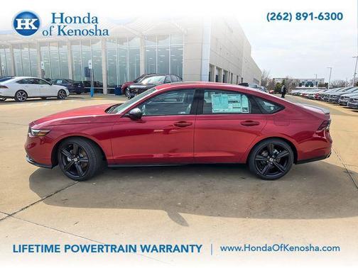 Radiant Red 2026 Honda Accord Hybrid Sport-L