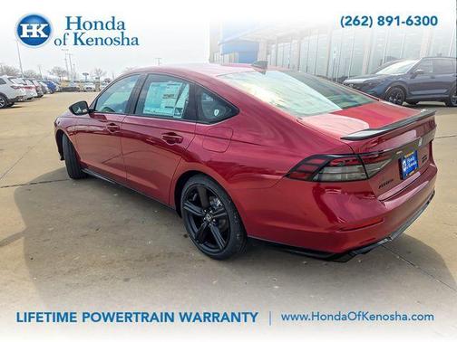 Radiant Red 2026 Honda Accord Hybrid Sport-L