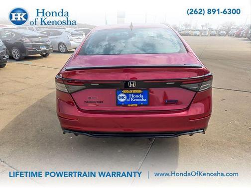 Radiant Red 2026 Honda Accord Hybrid Sport-L
