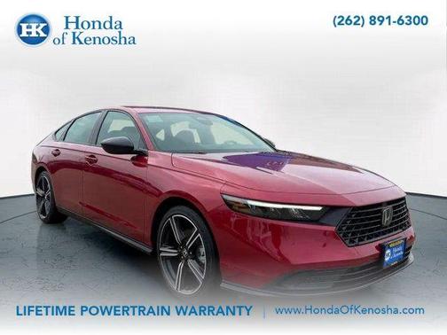 Radiant Red 2026 Honda Accord Hybrid Sport