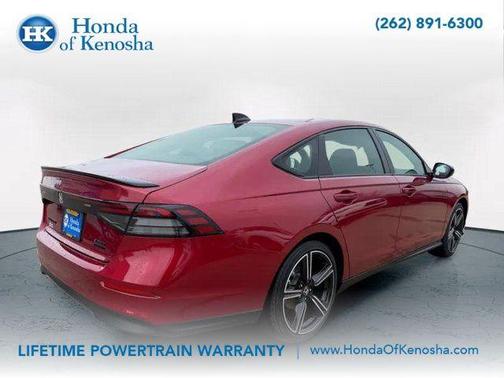Radiant Red 2026 Honda Accord Hybrid Sport