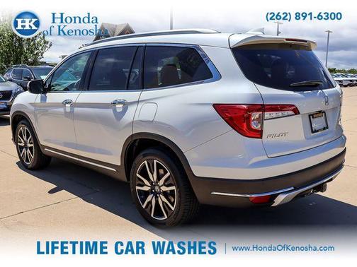 Diamond White Pearl 2019 Honda Pilot Elite