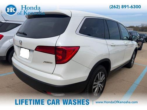 White Diamond Pearl 2018 Honda Pilot EX-L