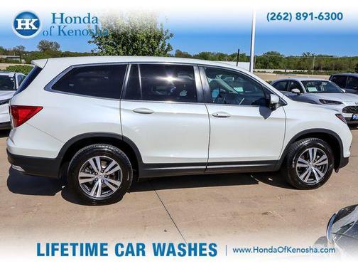 White Diamond Pearl 2018 Honda Pilot EX-L