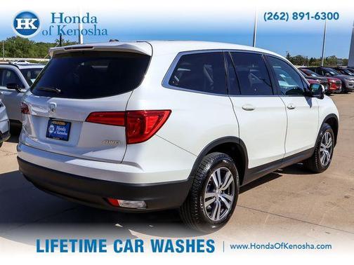 White Diamond Pearl 2018 Honda Pilot EX-L