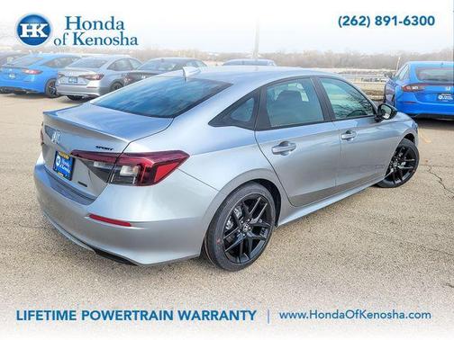 Silver Metallic 2026 Honda Civic Hybrid Sport