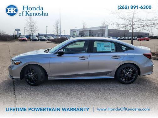 Silver Metallic 2026 Honda Civic Hybrid Sport