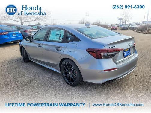Silver Metallic 2026 Honda Civic Hybrid Sport