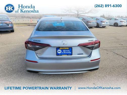 Silver Metallic 2026 Honda Civic Hybrid Sport