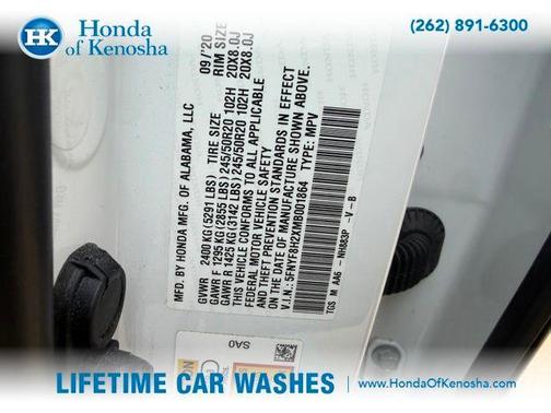 Platinum White Pearl 2021 Honda Passport Sport