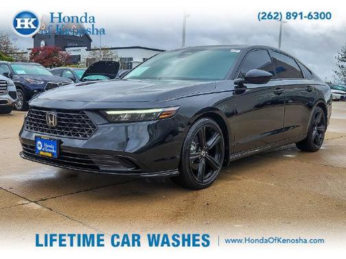 Crystal Black Pearl 2024 Honda Accord Hybrid Sport-L