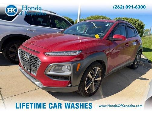 Pulse Red 2021 Hyundai KONA Limited