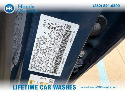 Blue Lagoon 2026 Honda Civic Hybrid TOURING