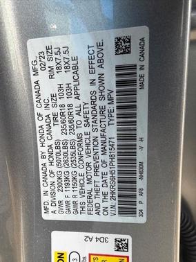 2023 Honda CR-V Hybrid Sport